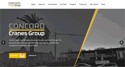 Desktop Screenshot of concordcranes.com